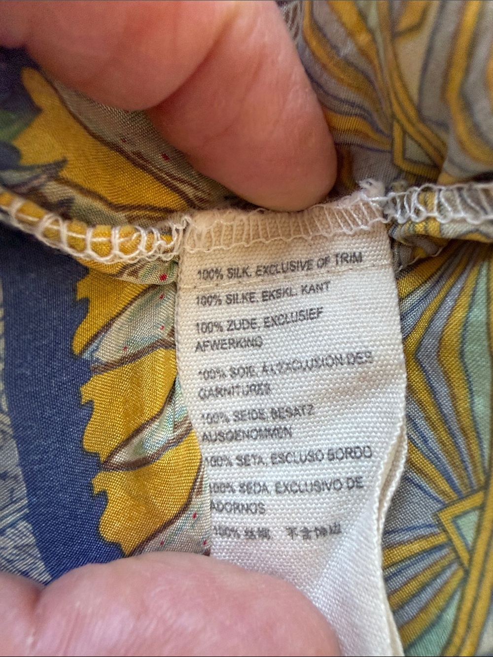 Johnny Was Multicolor Floral Silk Open Kimono Jacket - Picture 7 of 7